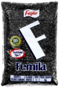 Feijao Preto Femila 1kg Tp1