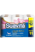 Papel Hig Suavita 20m C/12 Dupla Leve 12 Pague 11