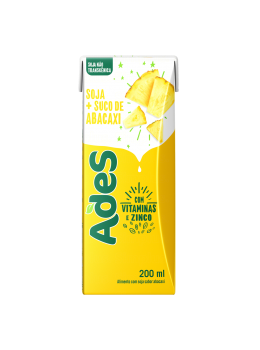 Alim C/Soja Ades 200ml Abacaxi