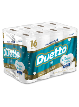 Papel Hig Duetto 30m C/16 Dupla Fit Neutro