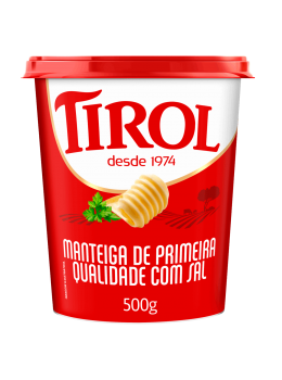 Manteiga Extra Tirol 500g C/Sal